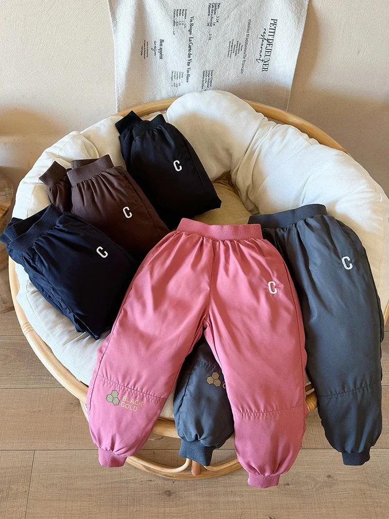 Waterproof Down Pants for Kids Winter Outdoor