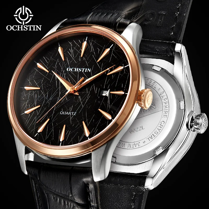 OCHSTIN2024 New Simple and Comfortable Dreamer Series Multifunction Quartz Movement Wristwatch Men's Quartz Watch