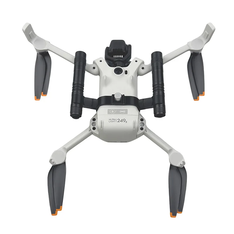 Vue rapprochée du projecteur LED 120 lumens de la lampe drone DJI Lite 1/X1, montrant les détails de fabrication.
