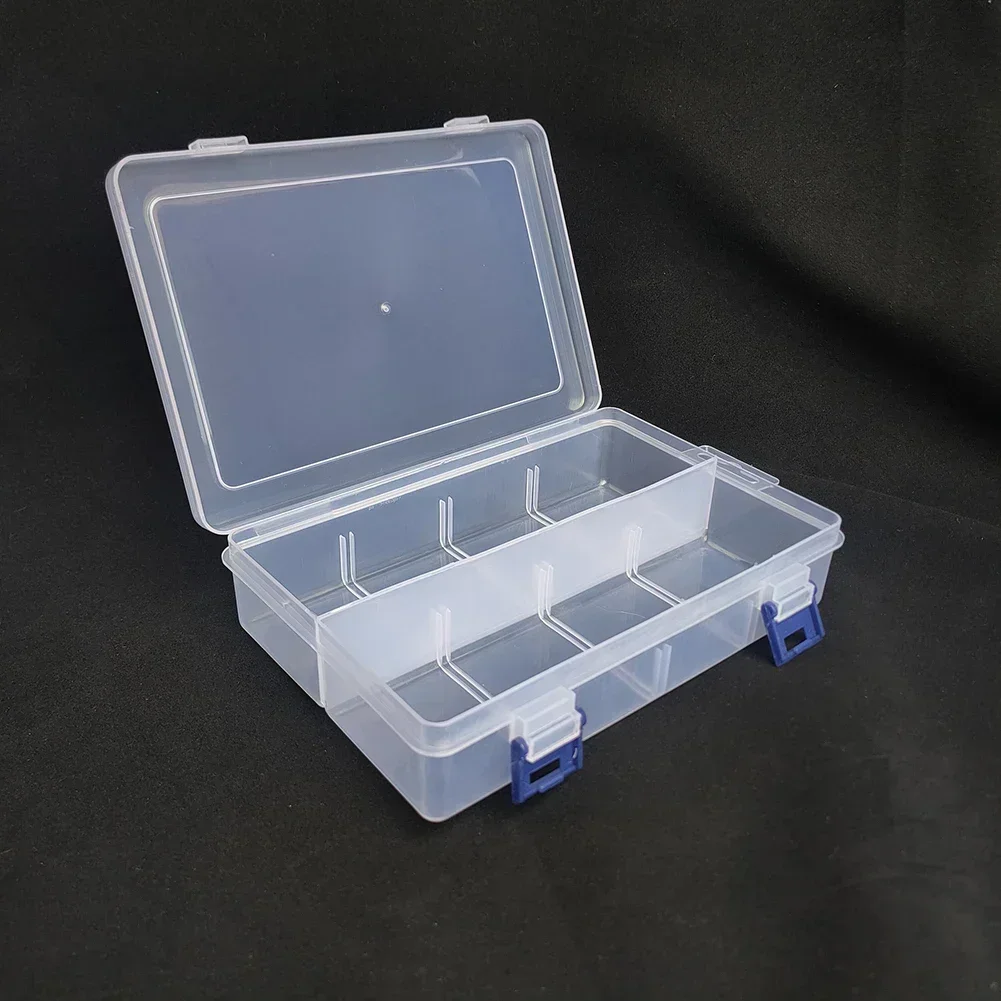 20*13.5*4.5cm Adjustable 8 Grids Compartment Plastic Holder Case Organizer Storage Box Screw  Large Capacity Storage Box Tool 6