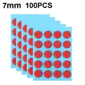 100PCS Red 7mm