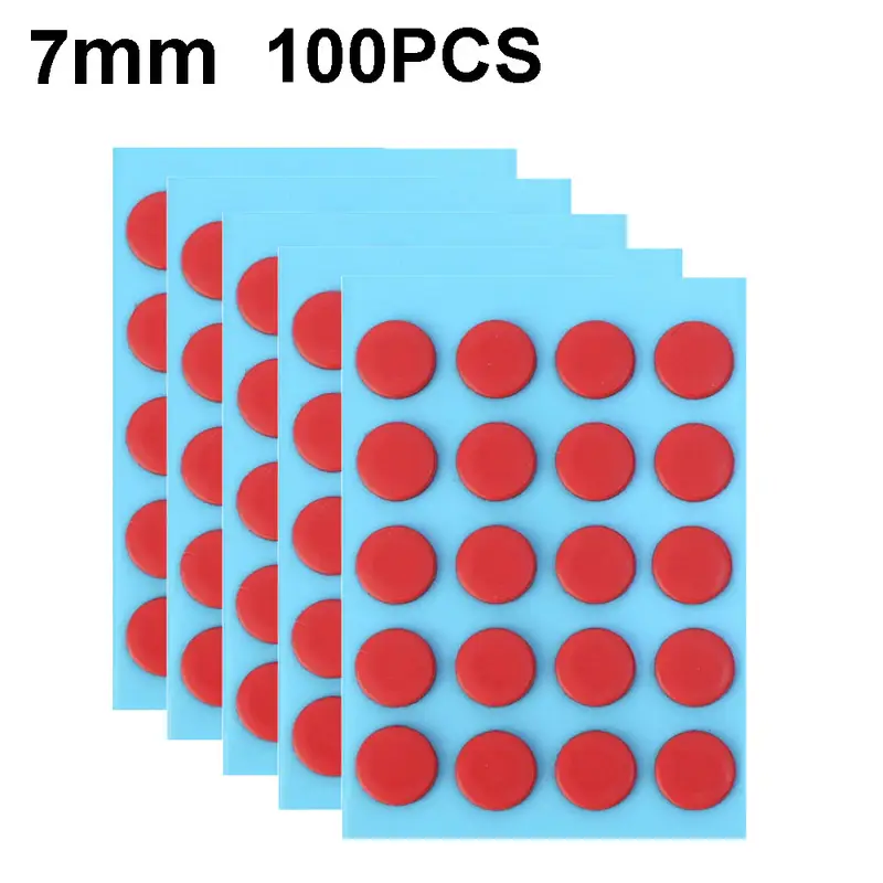 20-100Pcs 6mm/7mm Diameter Small Dots Universal Mouse Skates DIY Mice Glide Feet ICE Control Speed Version for Rubberized Mouse - Image 8
