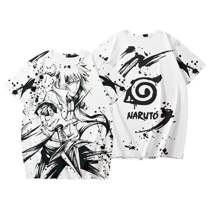 Vintage Naruto Manga 3D Print Unisex Hip Hop Graphic Tee