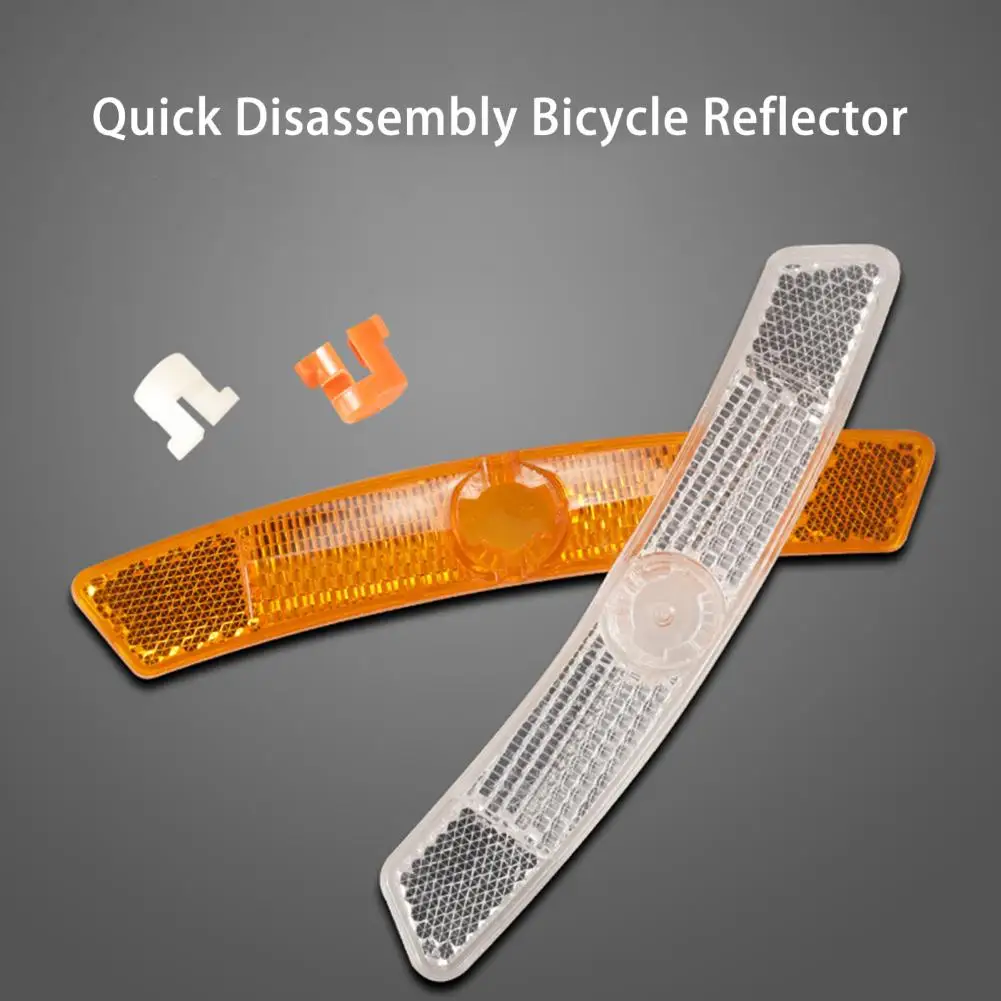 Compact Bicycle Reflector Wear-resistant Spoke Reflector Honeycomb Design Long-lasting Bike Spoke Safety Warning