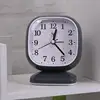 23GA Stylish Quiet Alarm Clock with Arabic Numerals Battery Operated No Ticking Analog Desk Clock for Children Bedroom 2