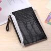 Fashion Hit Color Mini Coin Purse Wallet Alligator Pattern Women PU Card Holder 1