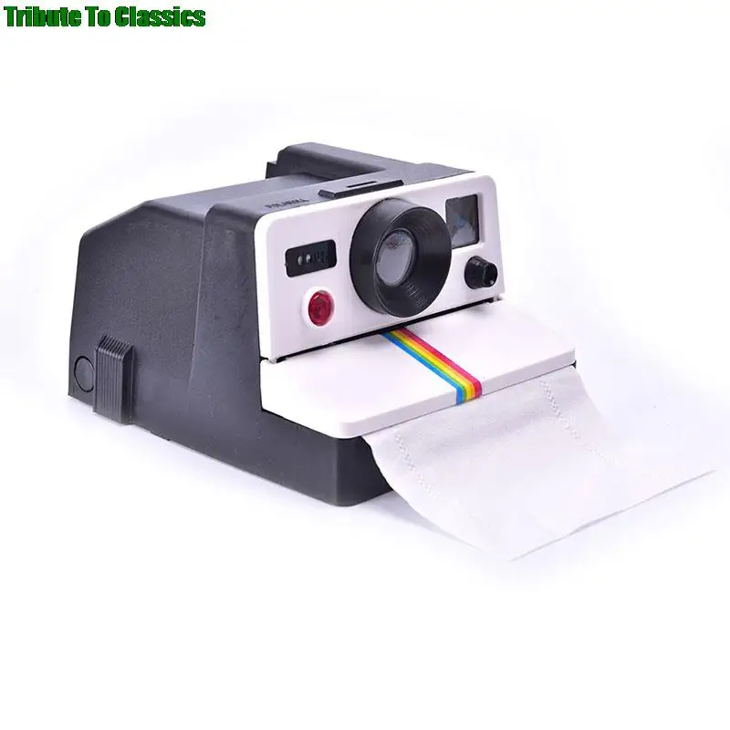 WC Tissue Box Creative Toilet Roll Camera Paper Holder Box Bathroom Retro Decor Paper Napkins