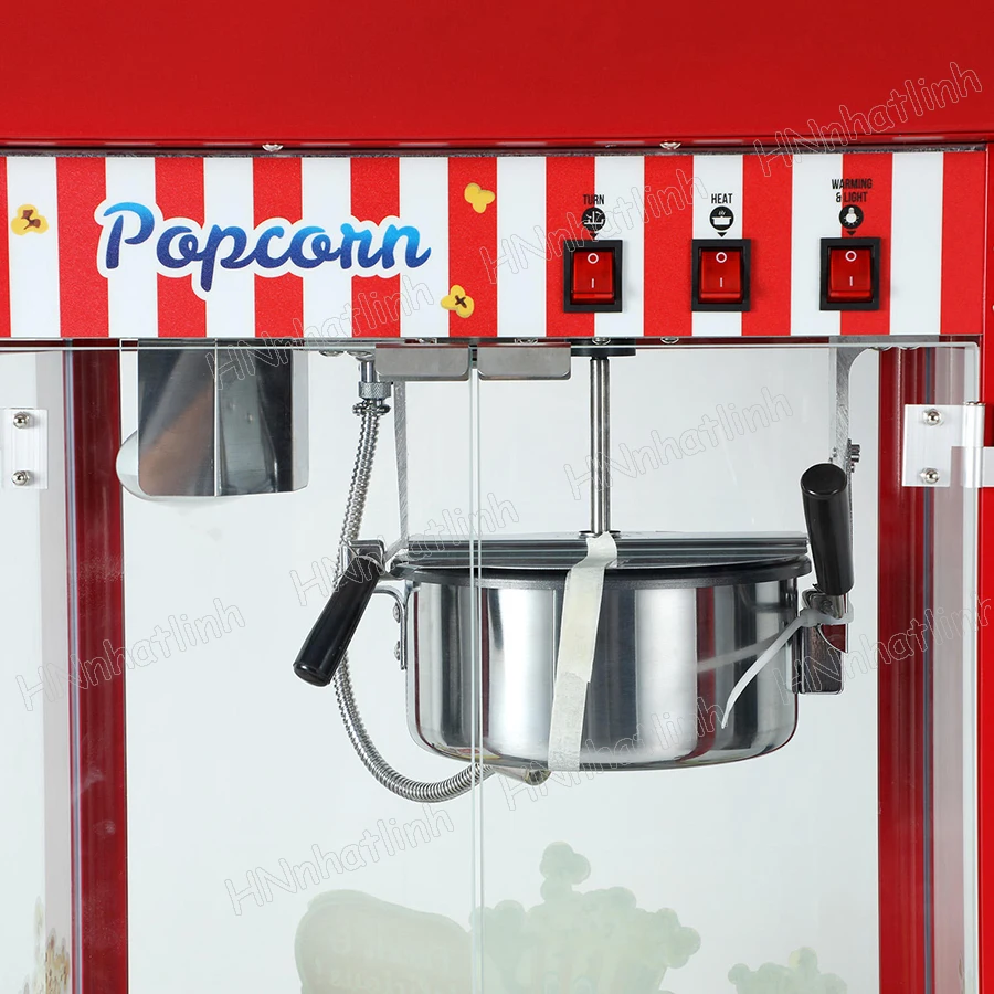 Retro Popcorn Machine with 2.5 oz. Kettle, Blue - Olde Midway