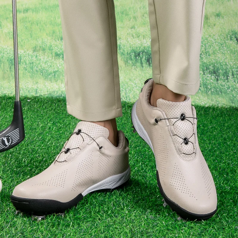 Men's and Women's New Walking Shoes Professional Lightweight Lawn Golf Shoes Comfortable Soft Wear Breathable Walking