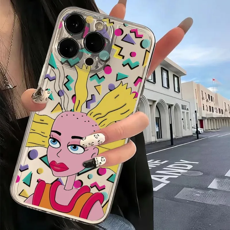 Playful Cartoon Rugrats Shockproof Silicone Phone Case