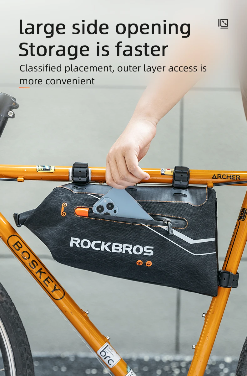 top tube bag usage