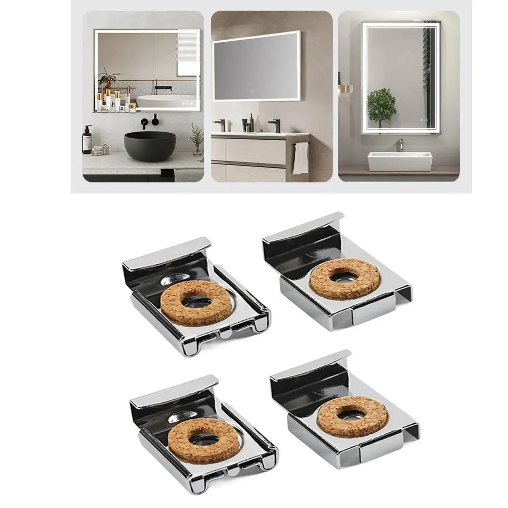 Kitchen Bathroom Toilet Accessories Wall Brackets Clamps Hardware Furniture Accessories Stainless Steel Mounting Hanger Clamp