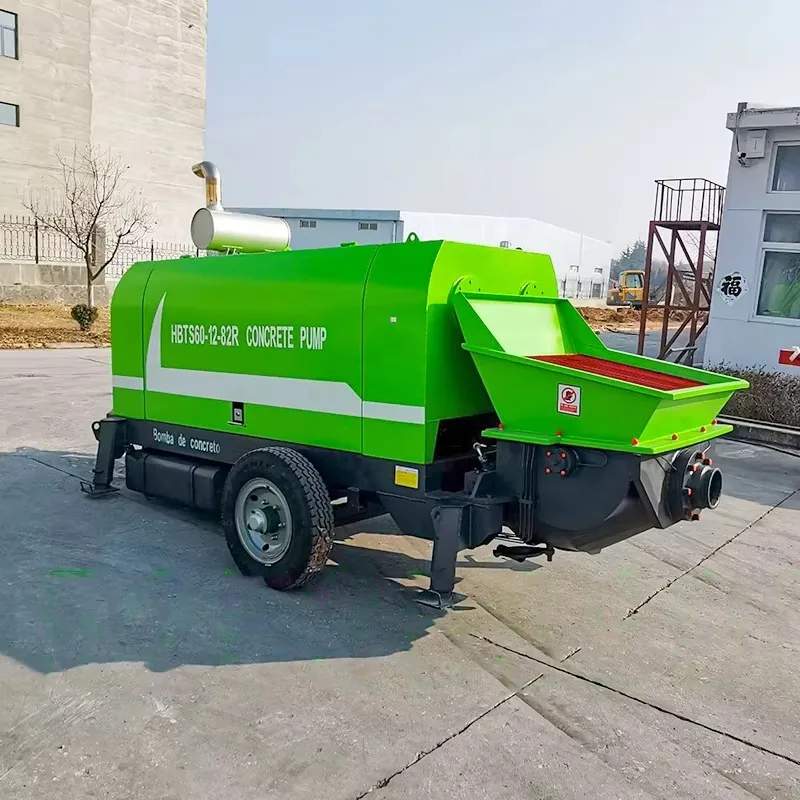 ปั๊มคอนกรีตพร้อมระยะเอียงแนวนอน 450 ม. 60-80 ลบ. เอาต์พุตแรงดันสูง 16MPa เพื่อประสิทธิภาพการก่อสร้าง 1