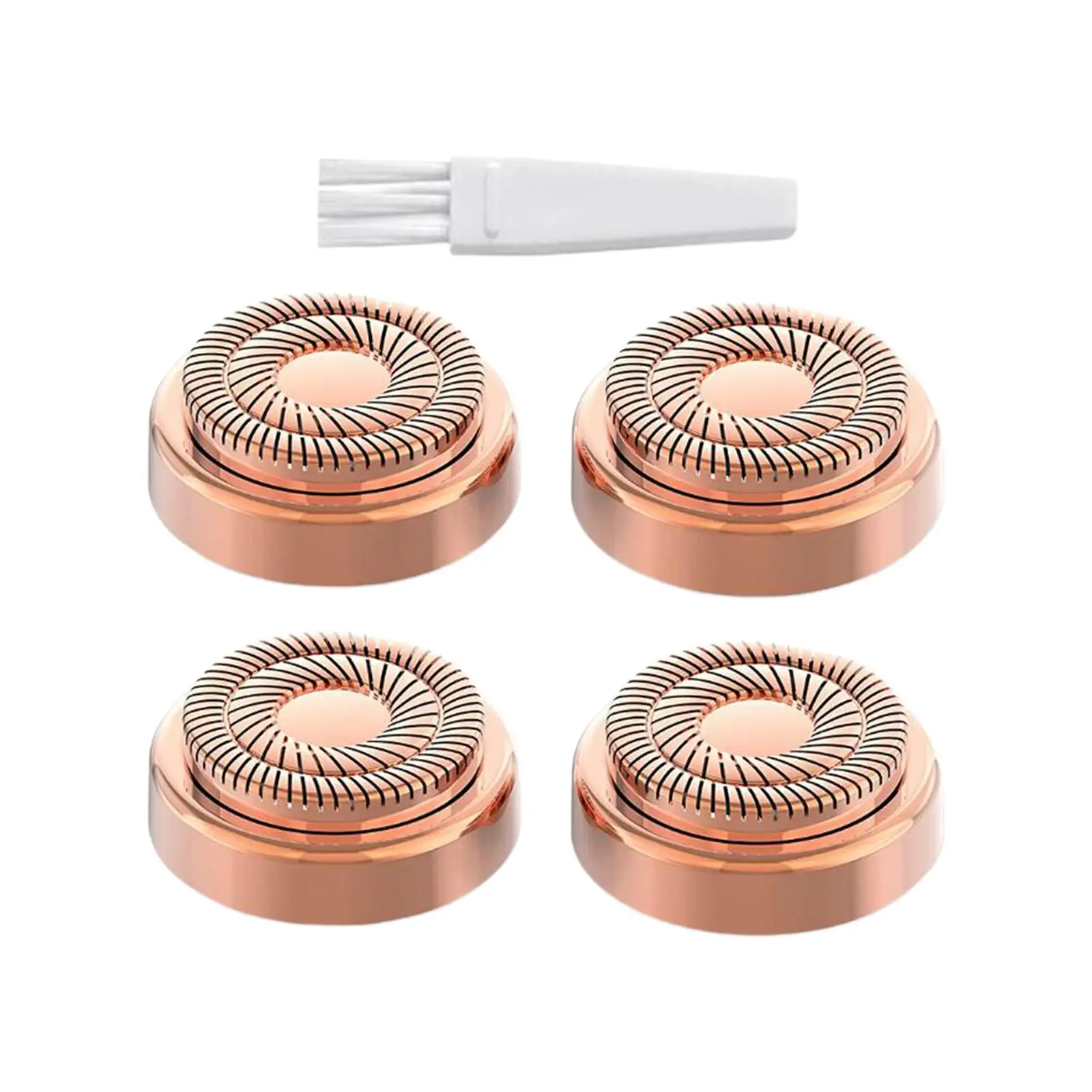 4Pcs Replacement Heads Hair Removal Tool with Cleaning Brush for Lipstick Hair Remover Gen 2 4Pcs Replacement Heads Hair Removal Tool with Cleaning Brush for Lipstick Hair Remover Gen 2