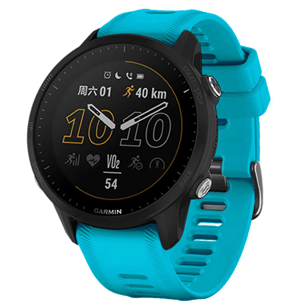 Premium Sports Silicone Watch Strap - 22mm Replacement Wristband Bracelet