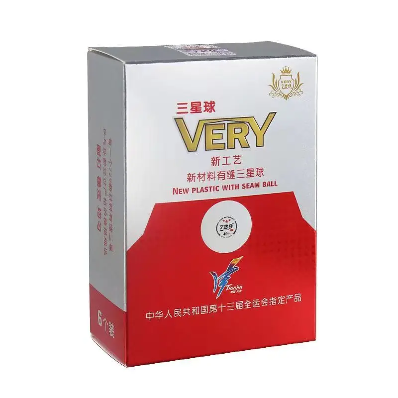 Description Picture 6 of itemCHINA 729 table tennis 3-Star V40+ Table Tennis Balls 40+ New Material Seamed Plastic ABS Ping Pong Balls