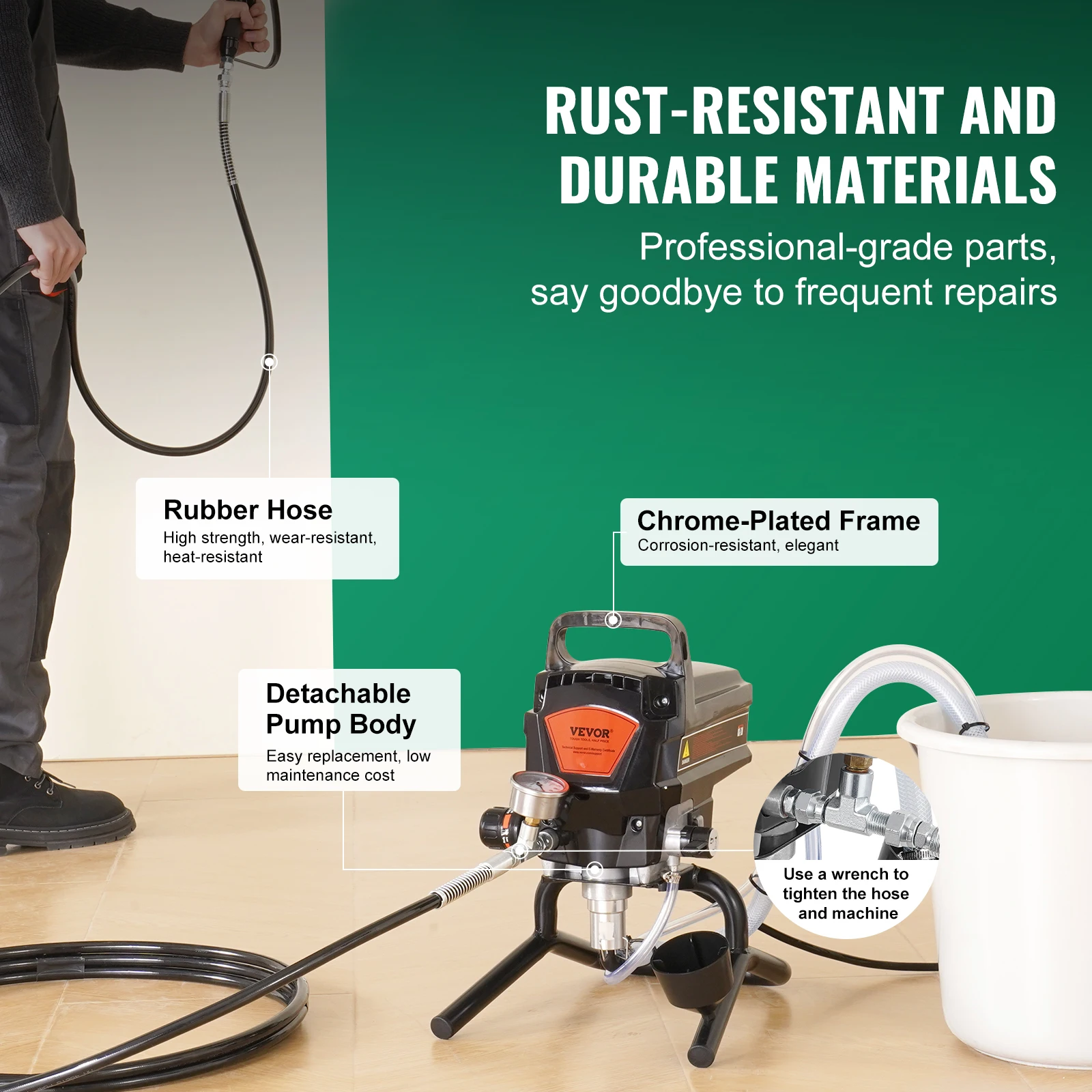 750W 950W Airless Paint Sprayer 5