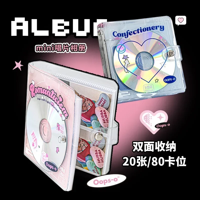 Retro CD Kpop Photocards Collect Book Binder A7 Notebook Cover