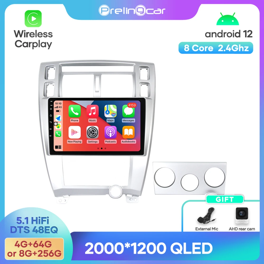 

Android 12DTS Sound For Hyundai Tucson 2004-2009 Year Navigation Multimedia Car Player Radio 2Din Stereo Bluetooth 48EQ