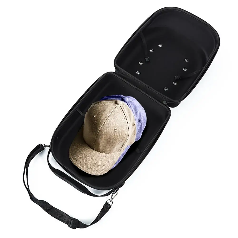 Hard Portable Outdoor Travel Hat Carrier Case Caps (Capacity Hat Box