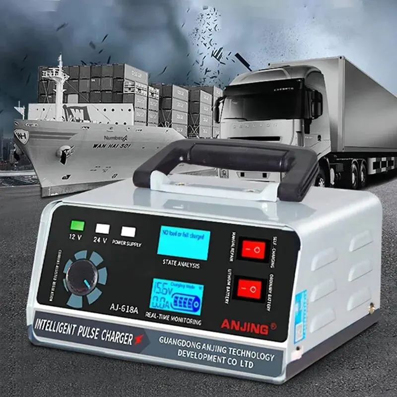 パルスバッテリー充電器　12V 24V 400w バッテリーチャージャー ② 大型パワー400wバッテリー充電器12v/24v車用バッテリー充電器
