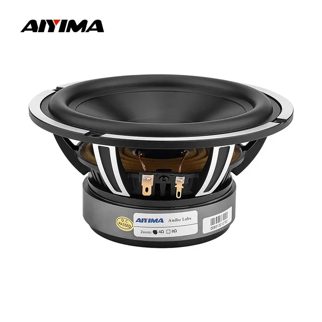 AIYIMA 1Pcs 6.5 Inch 4 Ohm 50W Woofer Speaker 6.5" Audio HiFi Home Theater KTV Music Speaker Aluminum Ceramic Bass Loudspeaker
