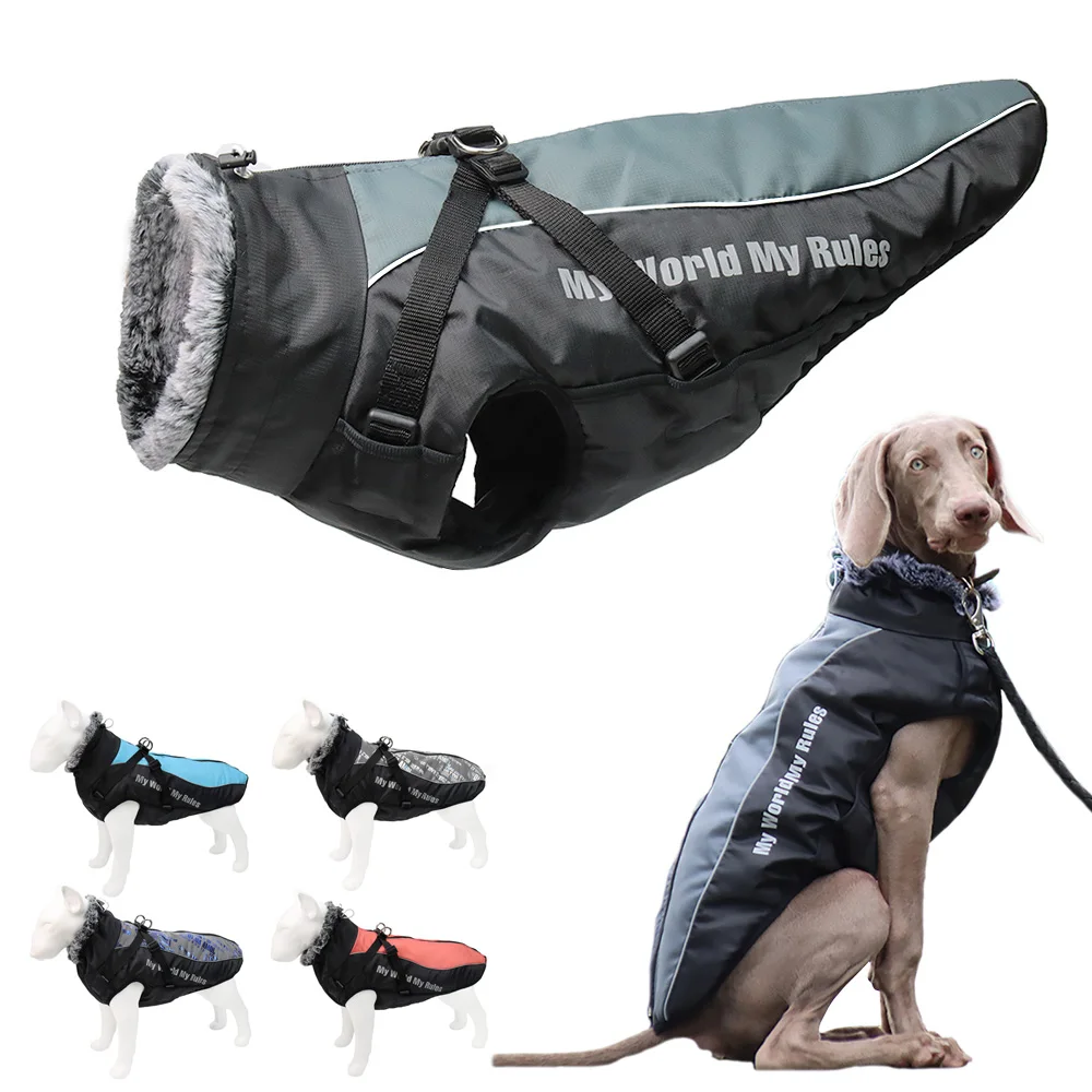 QBLEEV Abrigo Cálido Para Perro Chaqueta Reflectante Para Perro