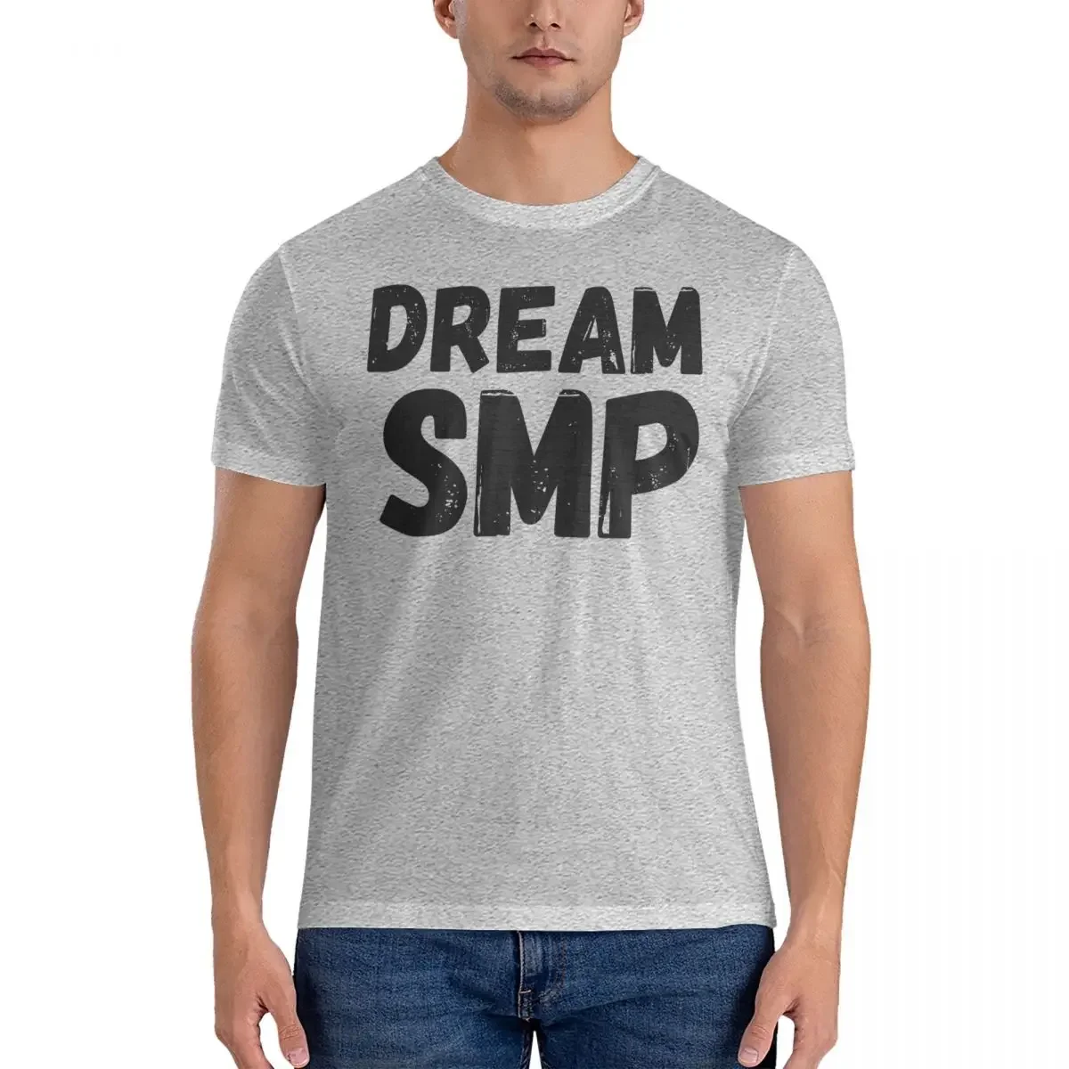 

Humor Design T-Shirt Men Crew Neck Cotton T Shirts Dream SMP Short Sleeve Tee Shirt 4XL 5XL 6XL Tops