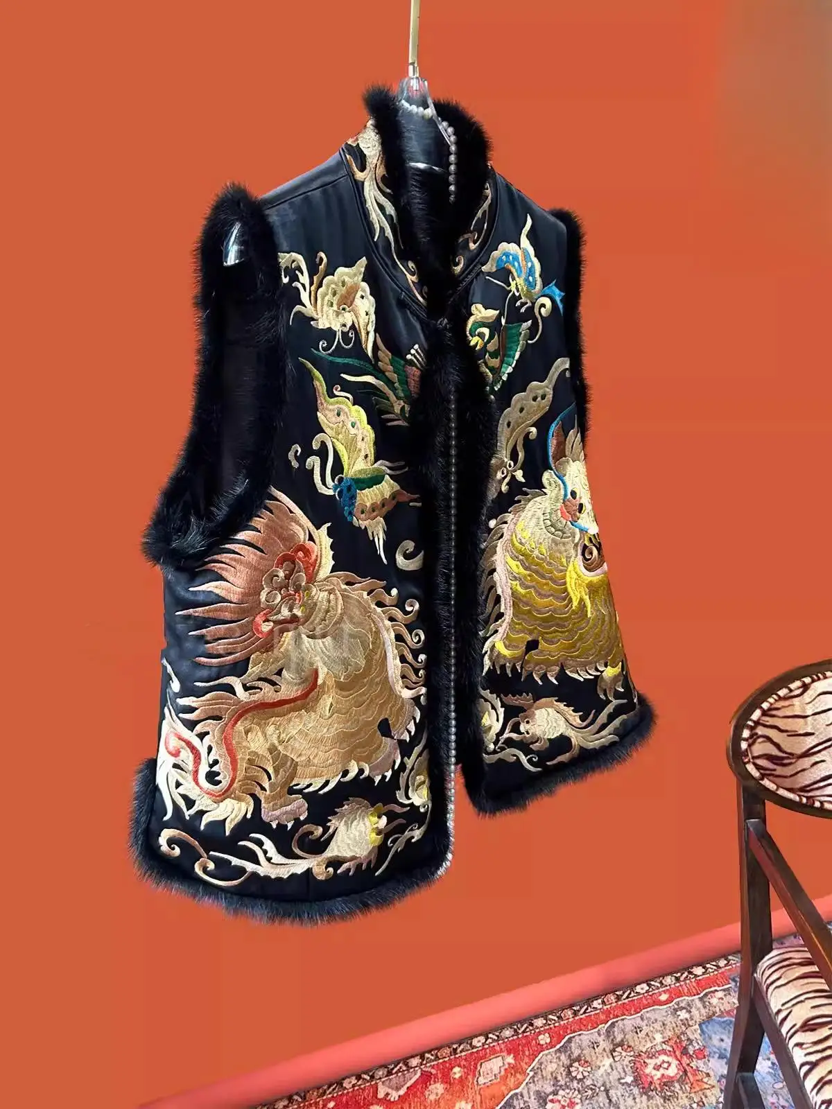 

New Chinese Style Embroidery Vest Women's