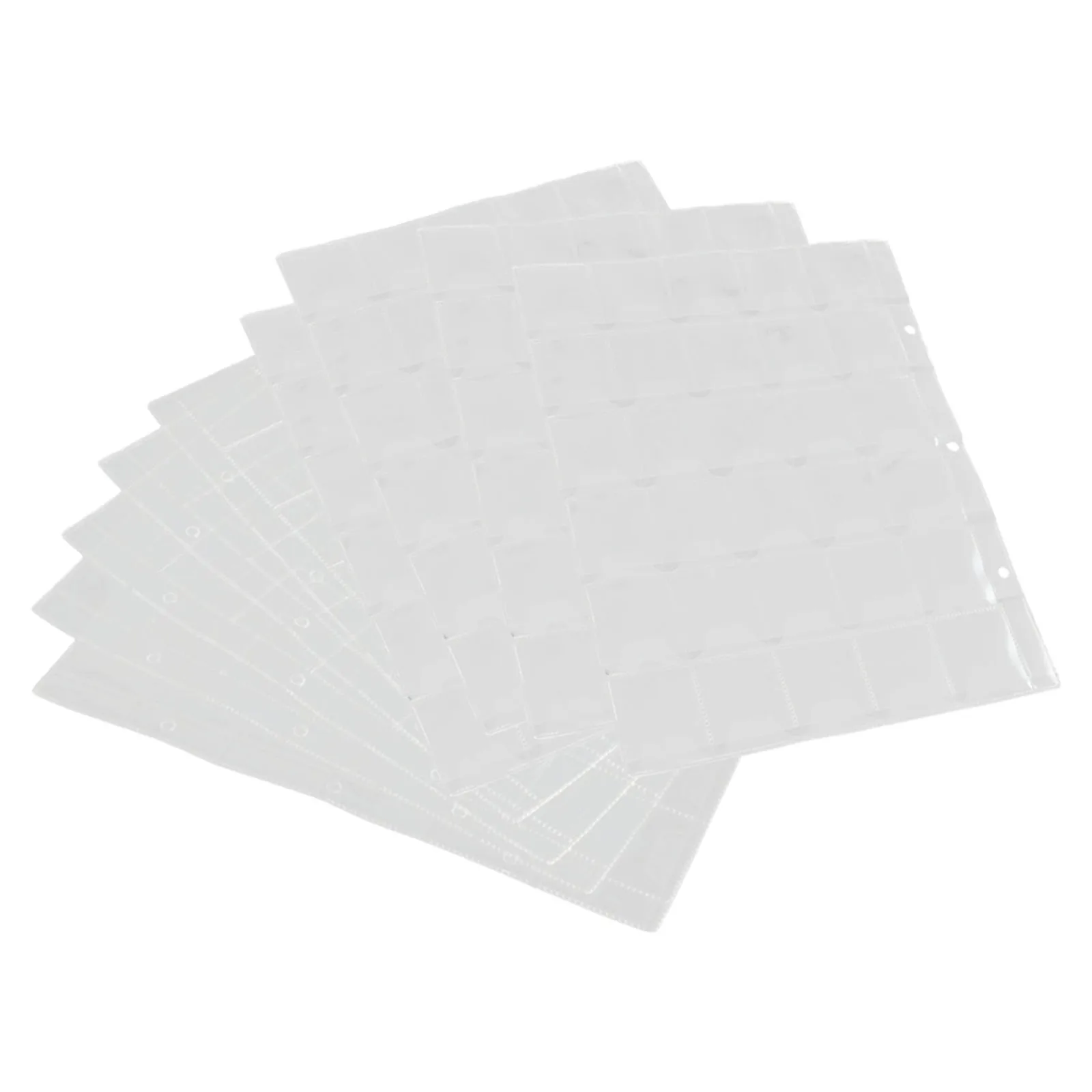 

10pcs 30 Pockets Coin Holders Transparent Plastic Pages Durable and Long lasting Protection for Valuable Coins