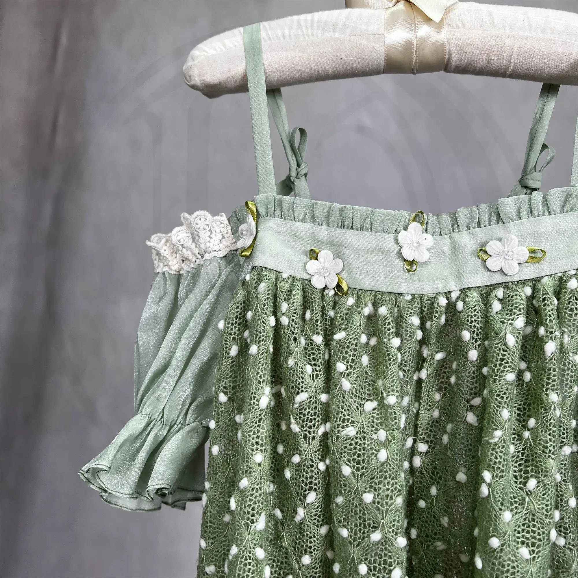 Don&Judy Kleid für kleine Mädchen, gepunktet, süßer Rock für Babys, Fotografie, Geburtstagsgeschenk für Mädchen – Detail 6