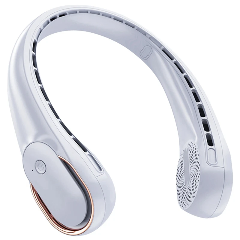 

Шейный вентилятор, безлопастный шейный вентилятор, персональный Перезаряжаемый USB-вентилятор, 3 скорости, быстрое охлаждение, очень тихий