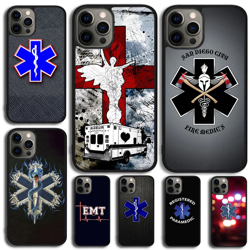 Emt Ems Medical Phone Case Cover For Iphone 14 Se 2020 Xr Xs 11 12 13