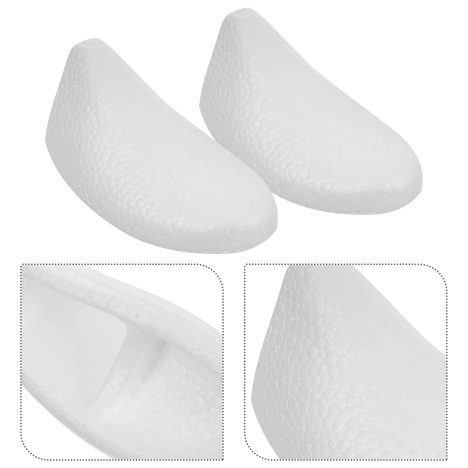 10 Pairs Foam Shoe Inserts Support Disposable Soft Boot Inserts Men Shoe Form Expander Dressing Aids Foam shoe inserts