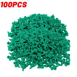 Adjustable Degree Garden Lawn Water Spray & Irrigation System for Greenhouses and Flower Beds (Green - 100pcs)