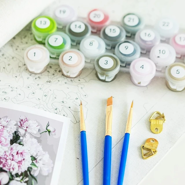 Gatyztoire – Kits de peintures par numéros, peinture acrylique par numéros pour adultes, paysage sur toile, décoration murale moderne pour la maison, Gfit 4