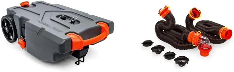 

Camco Rhino 36-галлоновый переносной контейнер для отходов для RVs и прицепов