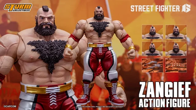 100% Original Storm Toys ZANGIEF STREET FIGHTER 6 CPSF29 the