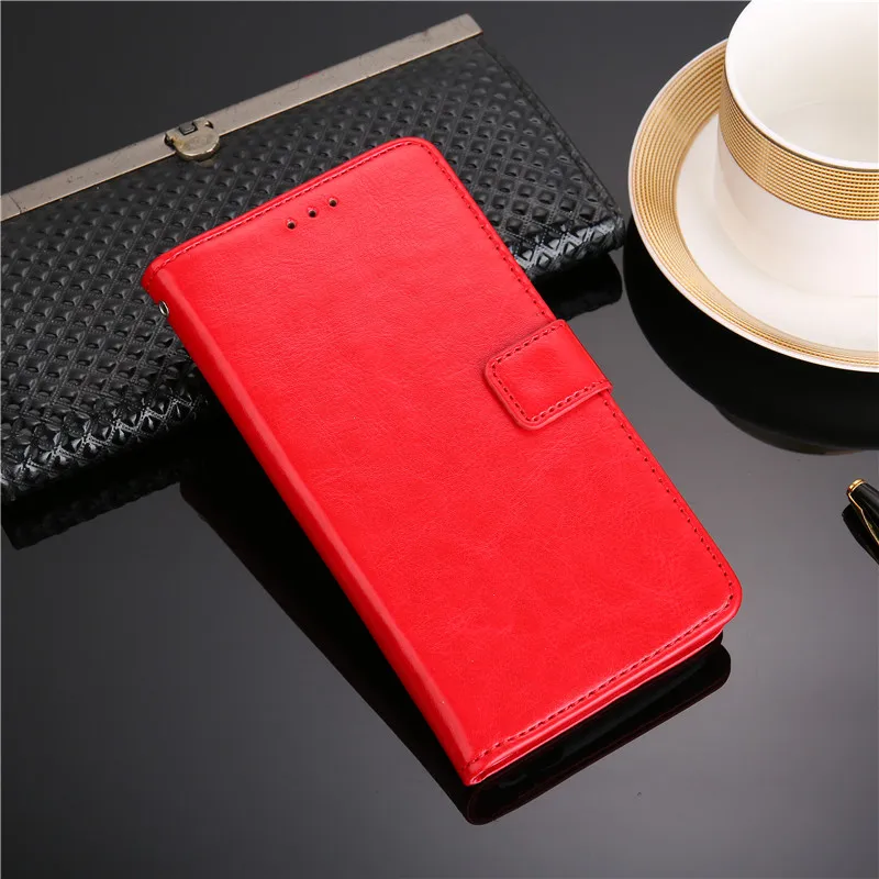 Leather & Silicone Business Phone Holster Wallet Cover Case