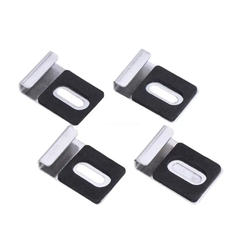 Description Picture 2 of item4pcs/set Glass Mounting Set Wall Fixing set Glass Mount Clip Set Convenient & Long Service Glass Clip set for Bathroom
