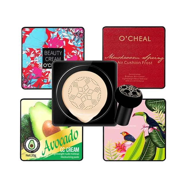 OCHEAL Fungo Testa BB Cream Fondotinta Crema per Trucco Viso Correttore Cuscino per Crema Base Viso Cuscino per Trucco Compatto 1