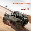 1:12 Car MN128 Wranglers Climbing Remote Control Car Adult Professional 2.4G 4WD Climbing Buggy With Led Light Rc Toy Car Gift 2