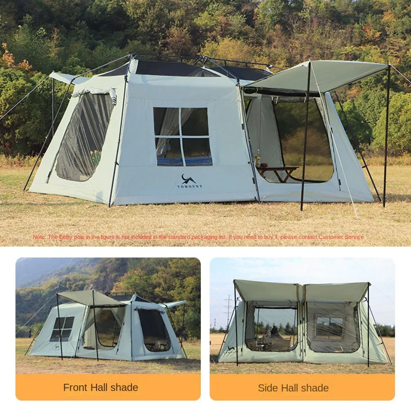 Large Camping Tent Two Story Outdoor 2 Living Rooms And 1 Hall High