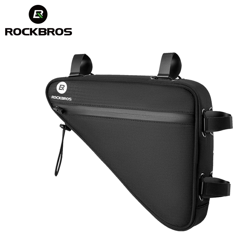 RockBros MTB Triangle Frame Bag 1.5L Waterproof Bicycle Front Tube Storage Pouch