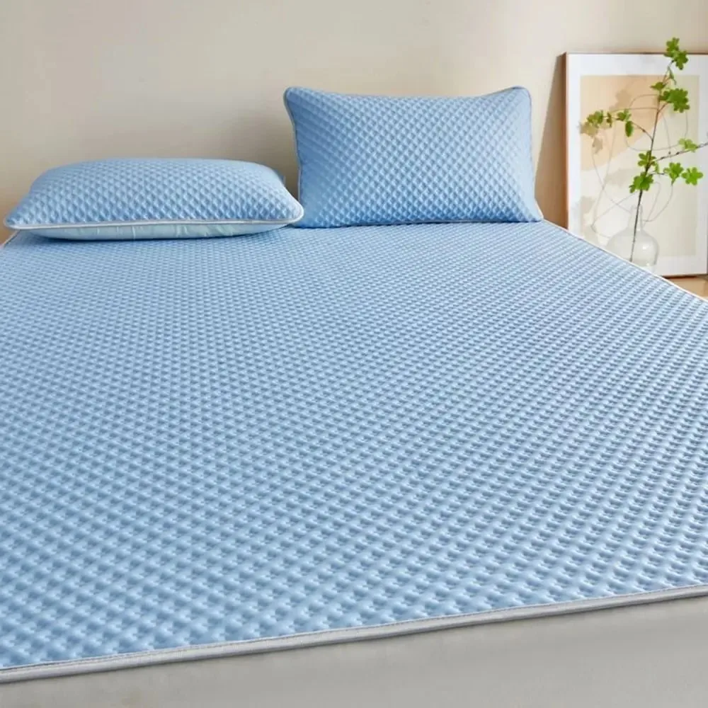 Single Queen King Cooling Mattress Topper Summer Mattress Pad for Hot Sleepers and Night Sweats Instant Cooling Mattress Cover