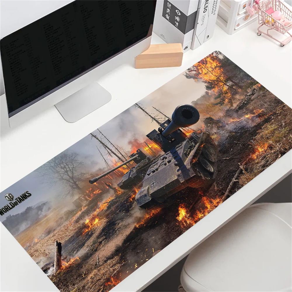 HD Custom World of Tanks Großes Spiel-Mauspad, große Größe, Anime-Mauspad, personalisierbar für CS GO Zelda World of Warcraft Schreibtischmatten