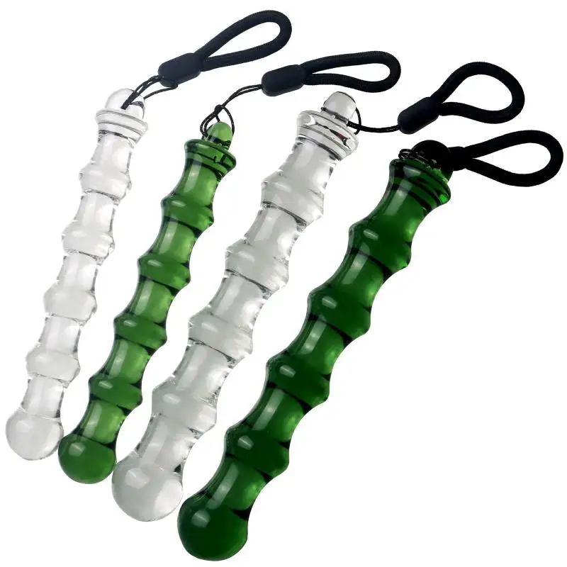 Bâtonnet de massage lisse et sans épines en jade pour la relaxation musculaire, idéal pour les épaules, la nuque et les hanches._voghion.com