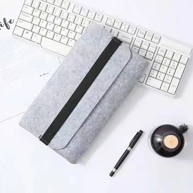 Portable Felt Storage Bag Case Cover Dustproof For Logitech K380 K480 Wireless Keyboard Keypad Sleeve Anti Shock images - 6