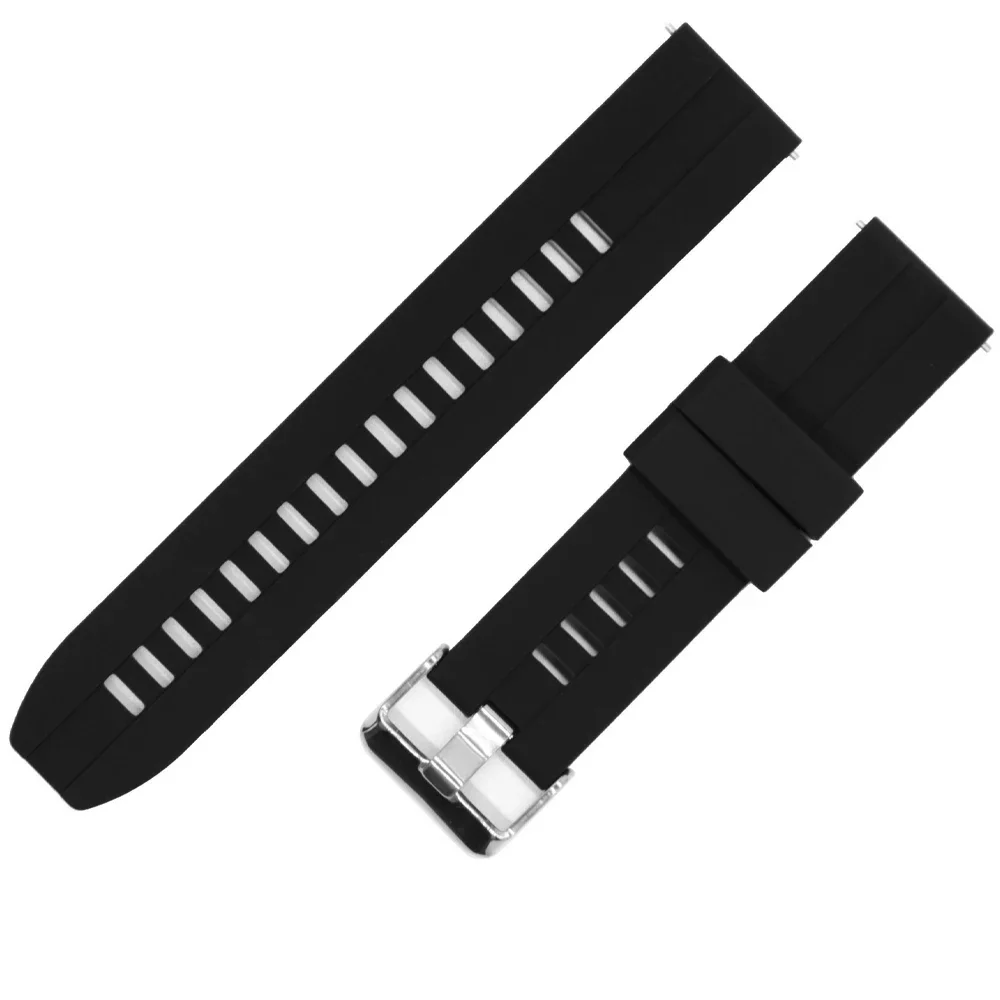 Premium 22mm Silicone Watch Strap Band - Versatile and Durable Bracelet Replacement