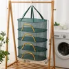 Folding Food Drying Net Anti-mosquito Dry Rack Hanging Basket Herb Drying Net for Flowers Buds Plants Vegetable Fruit Organizer 6